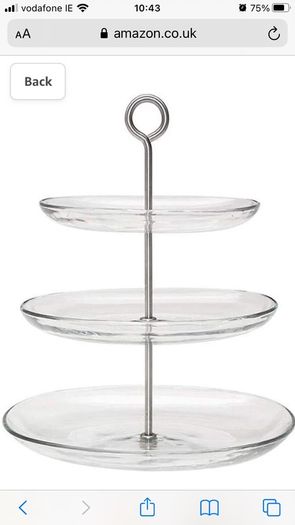 Fruit basket Fruit tray Fruit Bowl,Glass Serving 3 Tier Vertex Fruit Racks Cake Stand Countertop Chrome Large Capacity Storage Fruit and Other Produce Fruit bowls