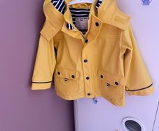 JoJo Maman Bebe baby waterproof coat