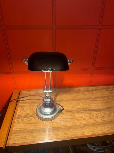 Vintage Chrome Bankers Light