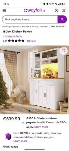 Kitchen Pantry Unit NEW