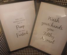 bathroom accessories (prints)