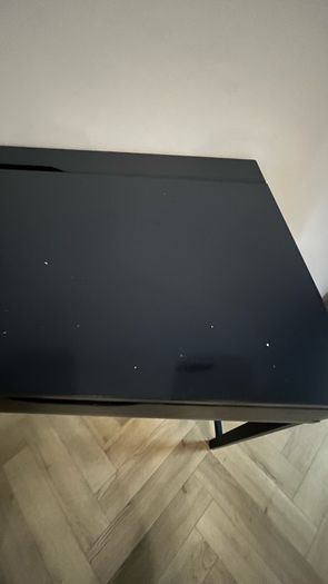 IKEA blue office desk