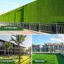 Artificial Grass Turf Astro Turf 3.3x33ft Grass Carpet Roll Indoor & Outdoor Faux Grass Carpet Rug Fire Resistant Realistic Synthetic Grass Turf Lawn Mat for Pet Patio Garden Balcony Wedding (FREE POSTAGE) Image 4