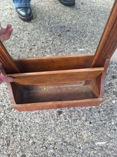 Old mirror with box postage possible