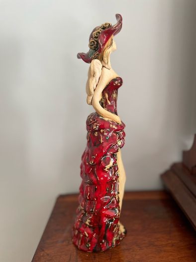 Collector Item - Art Ceramic Angel Lady Woman Christmas, Birthday, Anniversary Gift from Unique Crafts and Design shop Dublin