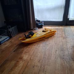 NQD 757 Admiral radio-controlled speedboat.