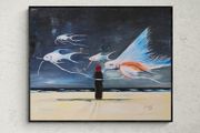 Original hand paint picture, painting by Strzala