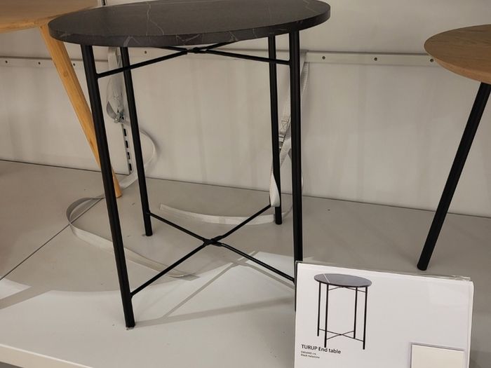 TURUP end table Black colour