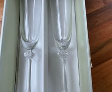 2 Galway Crystal Champagne Flutes