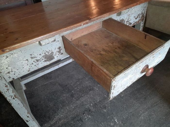 Antique Irish Pin Table 48&3/4" long
