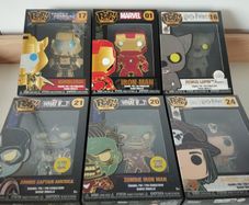 Funko Pop Enamel Pins 10e Each or 50e for All