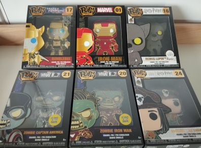 Funko Pop Enamel Pins 10e Each or 50e for All