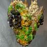 FLASH SALE ! Was 395 Now 295 ! Unique Mid-Century Italian Chandelier - Grape Design Image 5
