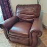 Leather sofa and armchairs Image 4