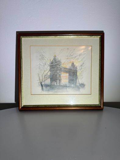 Complete Set of 4 Framed London Prints by Michael Starkey