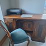 Antique Carved Writing Desk / Sideboard Image 7