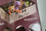 Dog toys basket, dog toys organizer NEW