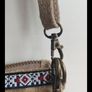 Authentic Italian Suede Crossbody Bag Genuine Leather Boho Style Image 6