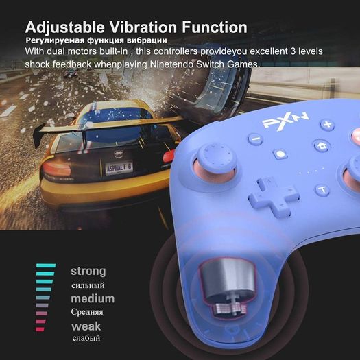 BRAND NEW Gamepad for Nintendo Switch PC Controller Bluetooth-compatible for Switch Lite/PC USB Data Cable Remote RED