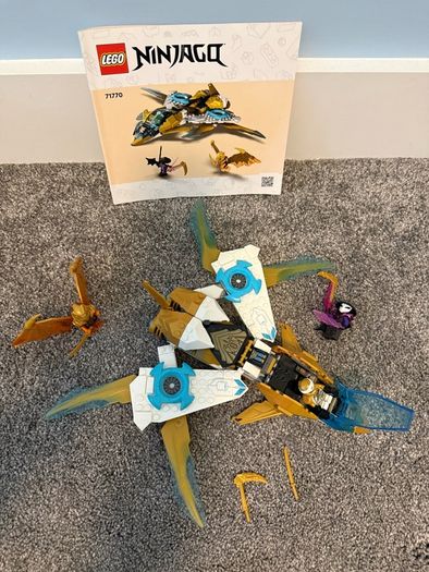 Lego Ninjago golden dragon jet