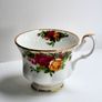Vintage Royal Albert Old Country Roses Teacup - Bone China Image 9