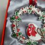 NEWGRANGE Christmas Hanging Robin  Decoration Image 3