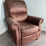 Reclining Brown Armchair Image 2