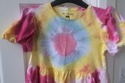 Tie dye girls top