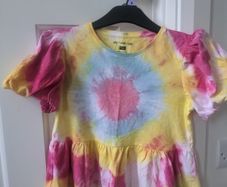 Tie dye girls top