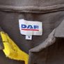 Official DAF Dealer Men's XF105 Polo Shirt T-Shirt Grey Yellow Medium Image 3