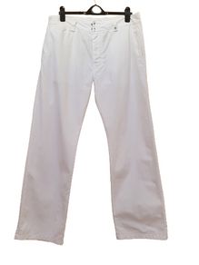 Diesel Ladies Pants Size Waist 36 Inch/90cm UK18 EU48 White Worn Once Cotton