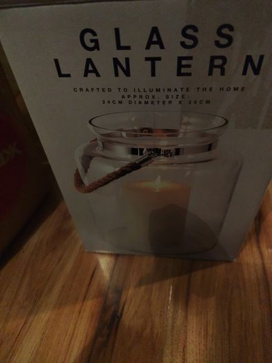 glass lantern