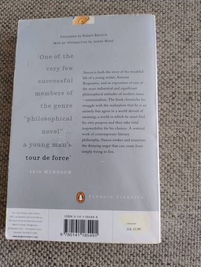 Nausea by Jean Paul Sartre 2000 paperback Penguin Books in good condition with some signs of wear on the cover see photos FREE STANDARD POSTAGE INCLUDED