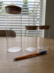 Glass jars