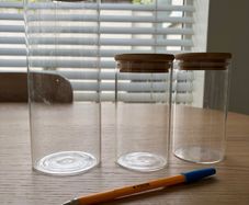Glass jars