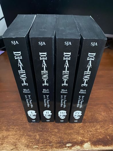 Death note black edition volume 1-4 english manga