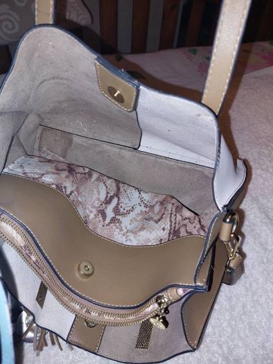 Camel And White Bag