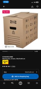 Moving boxes and materials