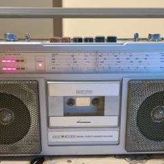 From 1986's Eagle RCS 300 Stereo Radio Cassette Recorder, working.