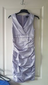 QUALITY satin LOOK  lila dress SIZES  xs-s s-m new