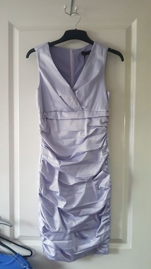QUALITY satin LOOK  lila dress SIZES  xs-s s-m new