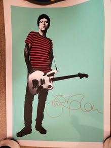 Johnny Marr signed litho