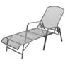 Sun Loungers 2 pcs with Table Steel Anthracite Image 4