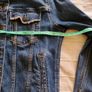 Zara denim cotton distressed jacket in very good condition see last three photos for exact measurements FREE STANDARD POSTAGE INCLUDED Image 5
