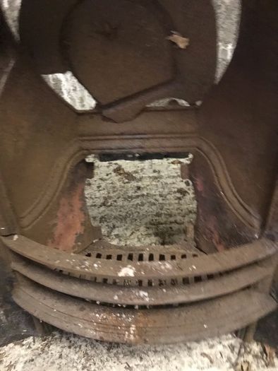 Genuine Victorian Cast Iron Fireplace