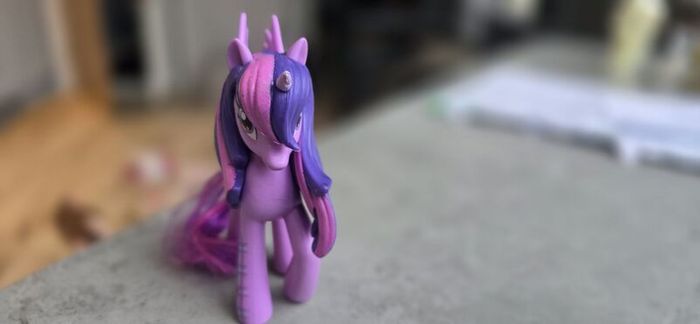 Princess Twilight Sparkle Vinyl (missing gem) Equestria Girls Plaid Design Brushable Tail MLP G4 My Little Pony