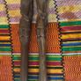 Vintage African Hand-Carved Wooden Salad Servers (Pair) Image 3