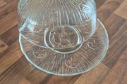 Glass serving dish