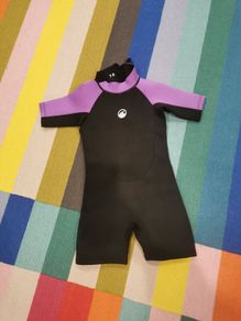 Kids Shortie Wetsuit, Girls 7-8years