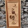 Pair of Decorative Wooden Marquetry Panels Image 3